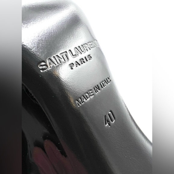 Saint Laurent Opyum Point-Toe Patent Leather Pumps - Picture 9 of 9